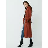 ブラウン | ボリュームスリーブトレンチコート | EVRIS