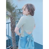 BACKリボンリブTOPS | EVRIS | 詳細画像4