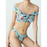 ブルー | FLOWER CROSS SWIM WEAR | EVRIS