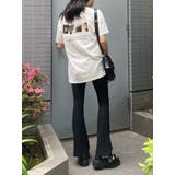 リブフレアレギンスパンツ | EVRIS | 詳細画像2