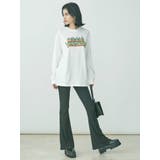 リブフレアレギンスパンツ | EVRIS | 詳細画像20