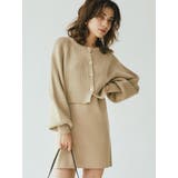 アイボリー | MULTI WAY ニットワンピース | EVRIS