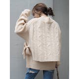 ケーブルベストレイヤードニットトップス | EVRIS | 詳細画像14 