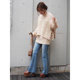 ケーブルベストレイヤードニットトップス | EVRIS | 詳細画像17 