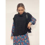 ケーブルベストレイヤードニットトップス | EVRIS | 詳細画像22 