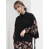 ケーブルベストレイヤードニットトップス | EVRIS | 詳細画像42 