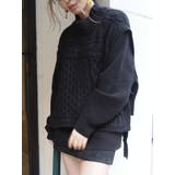 ケーブルベストレイヤードニットトップス | EVRIS | 詳細画像49 