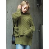 ケーブルベストレイヤードニットトップス | EVRIS | 詳細画像6 