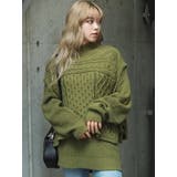 ケーブルベストレイヤードニットトップス | EVRIS | 詳細画像7 