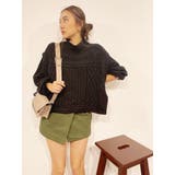 ケーブルベストレイヤードニットトップス | EVRIS | 詳細画像9 