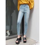 アイスブルー | ストレッチスキニーデニムパンツ | EVRIS