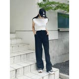 タックストレートカラーパンツ | EVRIS | 詳細画像3