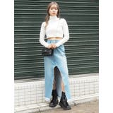 スリットロングデニムスカート | EVRIS | 詳細画像19