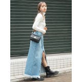 スリットロングデニムスカート | EVRIS | 詳細画像20