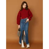 スリットロングデニムスカート | EVRIS | 詳細画像3