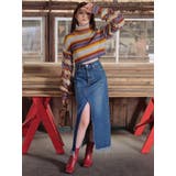 スリットロングデニムスカート | EVRIS | 詳細画像9