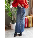 フロントジップデニムミディスカート | EVRIS | 詳細画像14