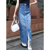 フロントジップデニムミディスカート | EVRIS | 詳細画像16