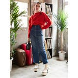 フロントジップデニムミディスカート | EVRIS | 詳細画像8