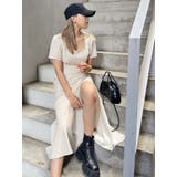 バックオープンロングワンピース | EVRIS | 詳細画像2