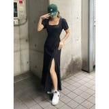 バックオープンロングワンピース | EVRIS | 詳細画像3