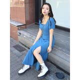 バックオープンロングワンピース | EVRIS | 詳細画像39