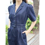 【WEB限定】デニムジャンプスーツ | EVRIS | 詳細画像2 