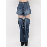 チェーンスラッシュワイドデニムパンツ | EVRIS | 詳細画像27