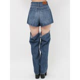 チェーンスラッシュワイドデニムパンツ | EVRIS | 詳細画像29