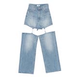 チェーンスラッシュワイドデニムパンツ | EVRIS | 詳細画像38