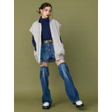 チェーンスラッシュワイドデニムパンツ | EVRIS | 詳細画像7