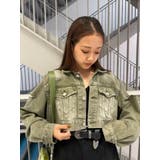 2WAYクロップドデニムブルゾン【セットアップ着用可能】 | EVRIS | 詳細画像10 