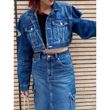 2WAYクロップドデニムブルゾン【セットアップ着用可能】 | EVRIS | 詳細画像17 