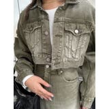 2WAYクロップドデニムブルゾン【セットアップ着用可能】 | EVRIS | 詳細画像18 