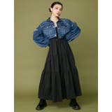 2WAYクロップドデニムブルゾン【セットアップ着用可能】 | EVRIS | 詳細画像32 