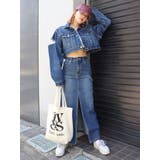 2WAYクロップドデニムブルゾン【セットアップ着用可能】 | EVRIS | 詳細画像41 