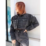2WAYクロップドデニムブルゾン【セットアップ着用可能】 | EVRIS | 詳細画像49 