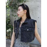 ブラック | 2WAYクロップドデニムブルゾン【セットアップ着用可能】 | EVRIS