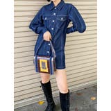 カラーミックスボックスショルダーBAG | EVRIS | 詳細画像9 