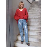 グリッターストレートデニムパンツ | EVRIS | 詳細画像12 