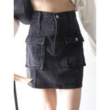 カーゴポケットデニムミニスカート | EVRIS | 詳細画像20 