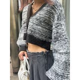 ミックスシャギーショートニットカーディガン | EVRIS | 詳細画像5 