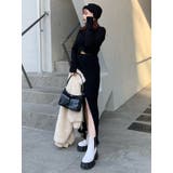 スリットロングニットスカート | EVRIS | 詳細画像3