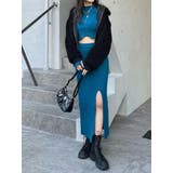 スリットロングニットスカート | EVRIS | 詳細画像4