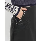 フェイクレザースタッズミニスカート | EVRIS | 詳細画像16 