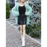 フェイクレザースタッズミニスカート | EVRIS | 詳細画像6 