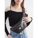 ブラック | フェイクレザーボディBAG | EVRIS