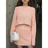 【インナーパンツ付】メランジニットセットアップ | EVRIS | 詳細画像11