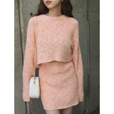 【インナーパンツ付】メランジニットセットアップ | EVRIS | 詳細画像12