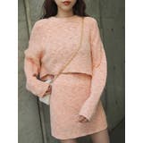 【インナーパンツ付】メランジニットセットアップ | EVRIS | 詳細画像13